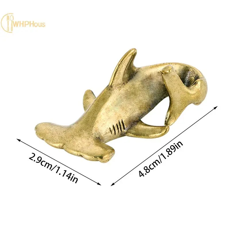 Solid Brass & Copper Marine Animal Figurine – Vintage Handmade Decoration