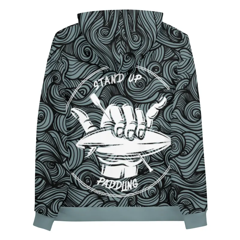 Sonderedition-Stand Up Paddling Crazy Wave-Hang Loose Style-Unisex Hoodie