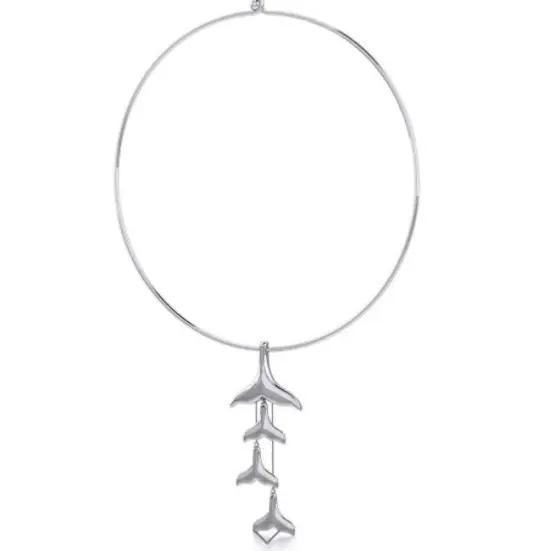 Sophisticated Whale Tails Necklace