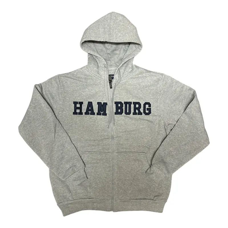 SOUVENIR ZIP HOODIE HAMBURG GREY