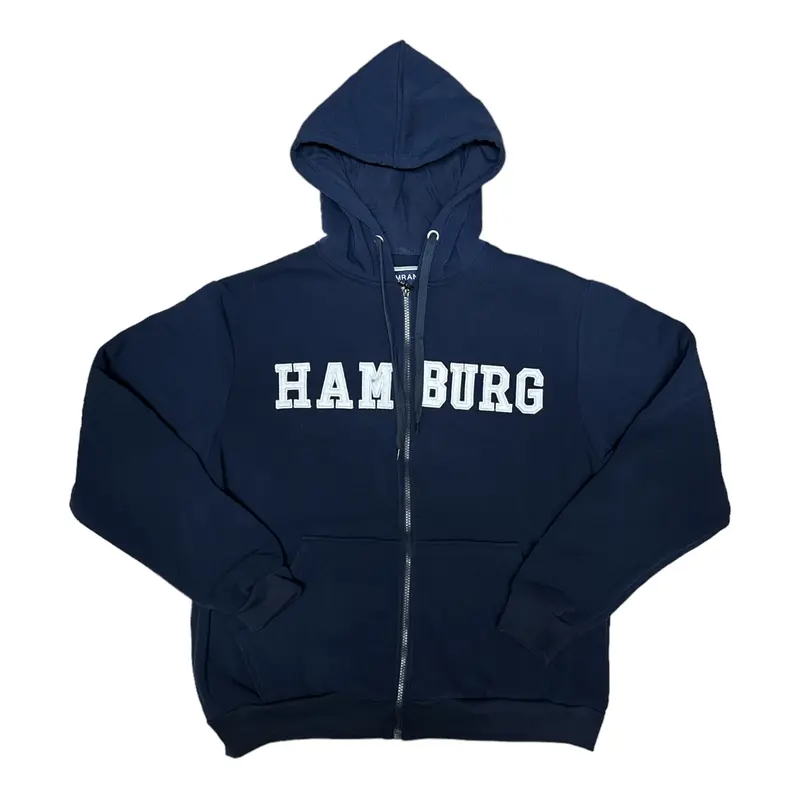 SOUVENIR ZIP HOODIE HAMBURG NAVY