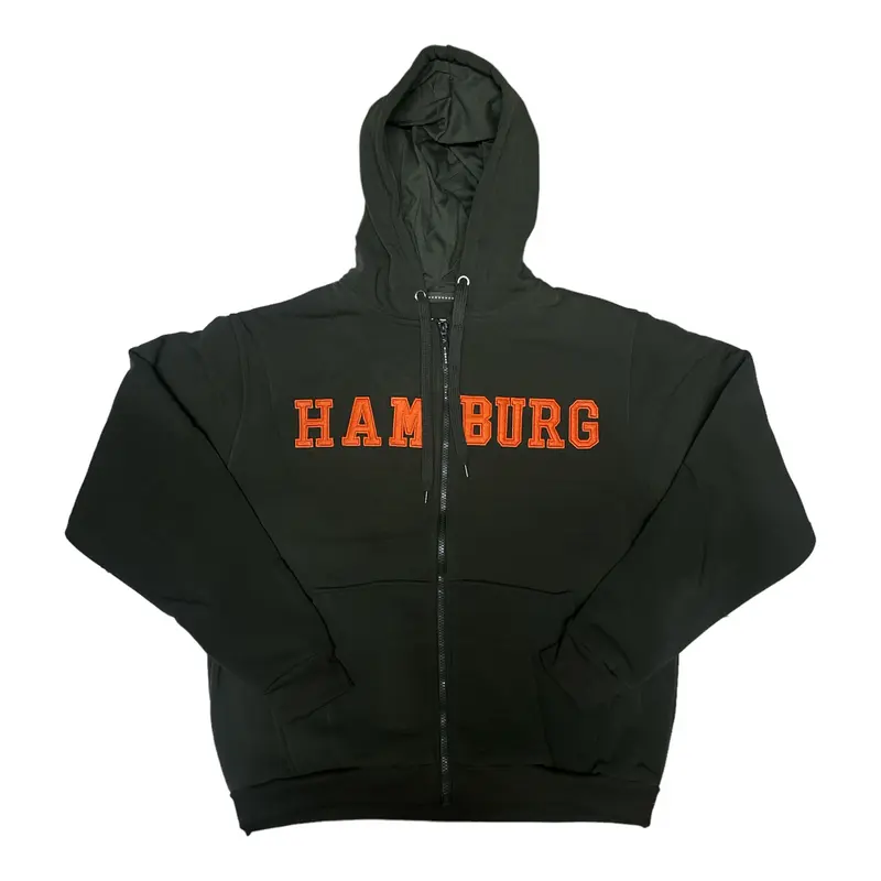 SOUVENIR ZIP HOODIE HAMBURG OLIVE