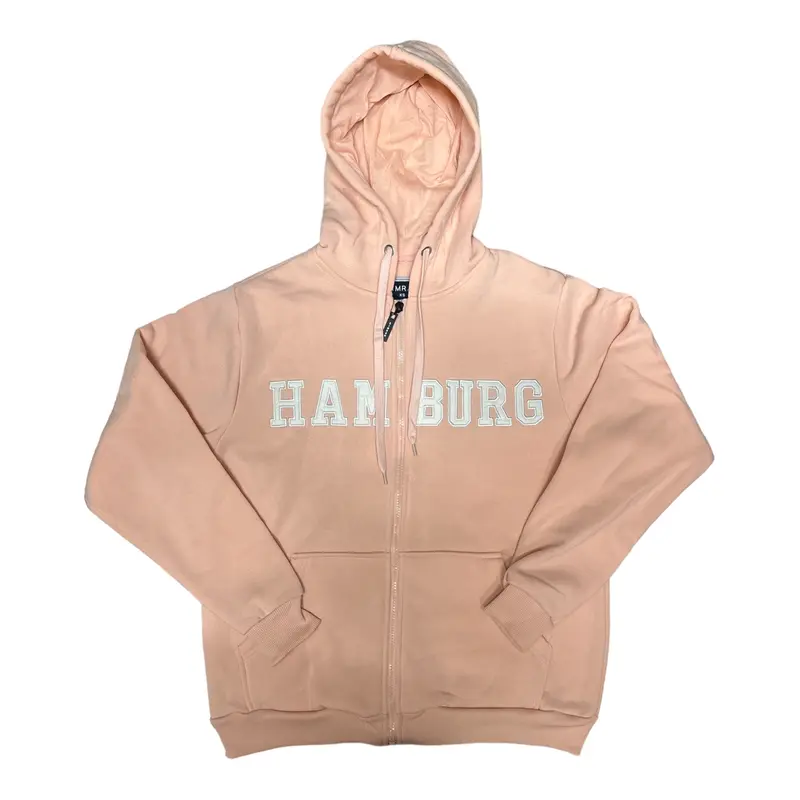 SOUVENIR ZIP HOODIE HAMBURG PINK
