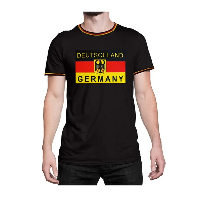 SOUVENIRWORLD TEE FLAG GERMANY BLACK
