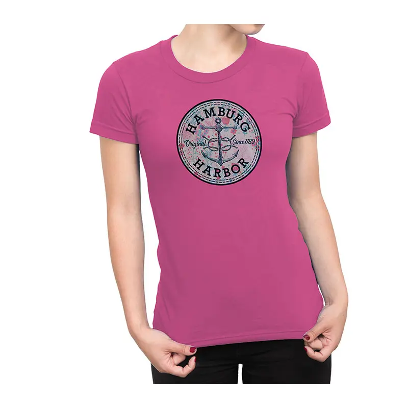 SOUVENIRWORLD TEE GIRLY HARBOR HH WHITE