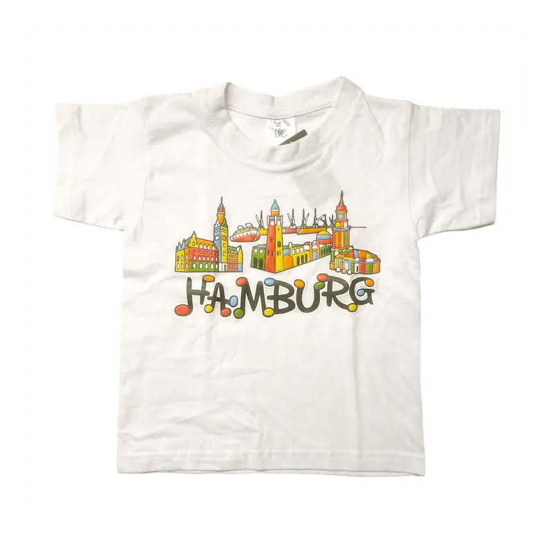 SOUVENIRWORLD TEE KIDS 5er KARIKATUR WHITE