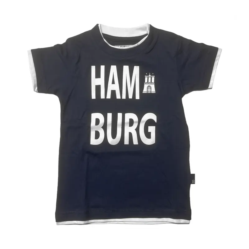 SOUVENIRWORLD TEE KIDS HAMBURG NAVY