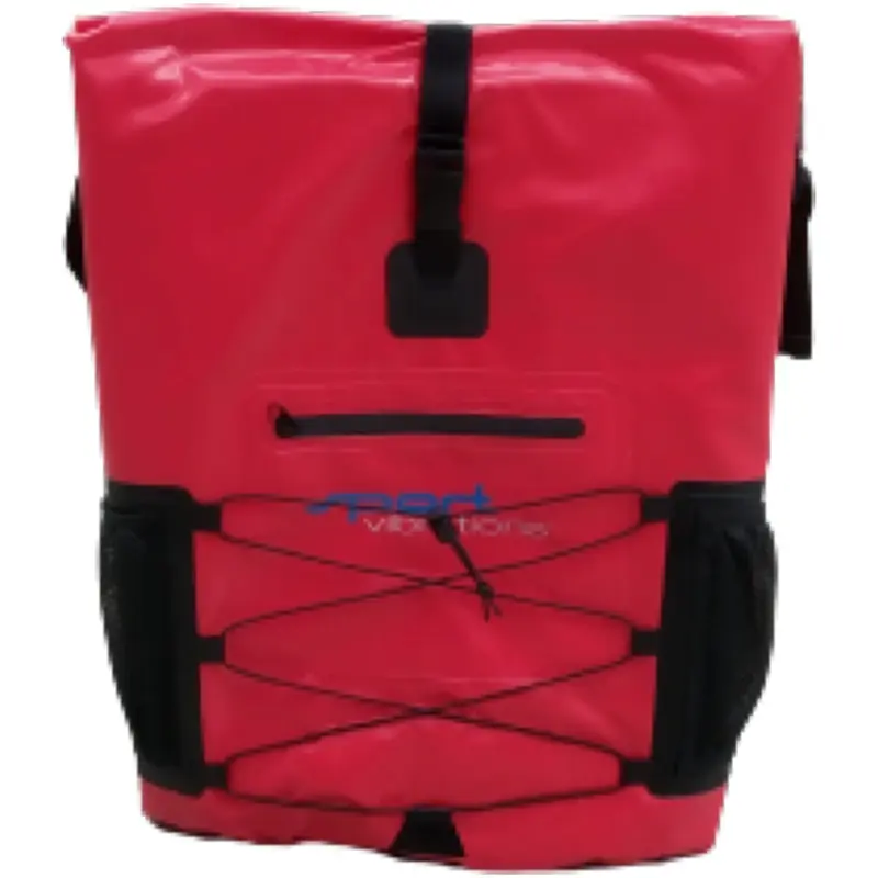 Sport Vibrations Premium Thermo-Dry Bag Rucksack 30l wasserdicht rot
