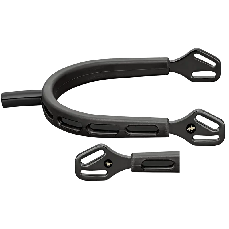 SPRENGER & Ingrid Klimke ULTRA fit EXTRA GRIP Sporen "Black Series", 25 mm flach
