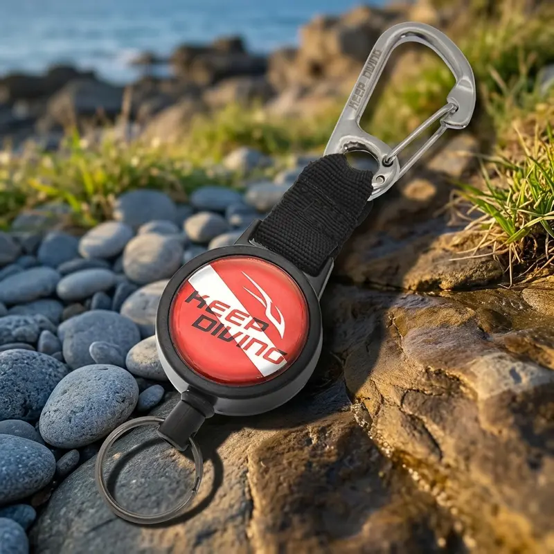 Stainless Steel Dive Console Reel Hook - Keep Diving