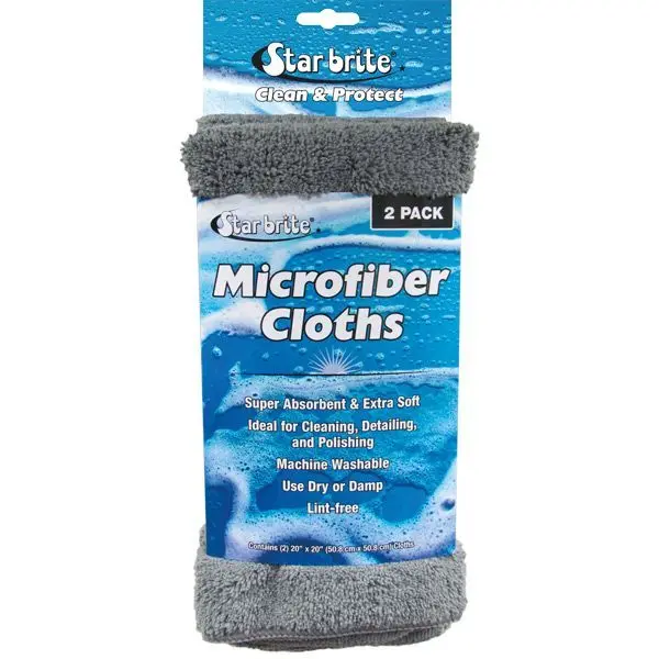 Star Brite Mikrofasertuch – ideal zum Reinigen, Detailing & Polieren, 2er-Set