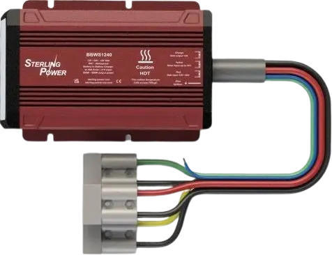 Sterling Power Pro Batt BBWS Batterie-zu-Batterie-Ladegerät – wasserdicht (IP68) mit Solareingang