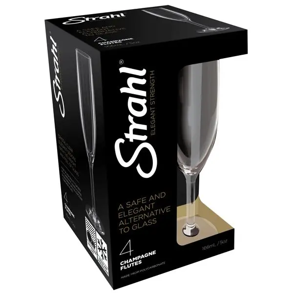 Strahl Champagnerglas aus Polycarbonat – bruchsicher, 166 ml