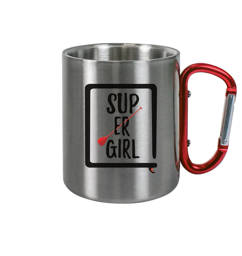 SUP ER GIRL - Edelstahl Tasse