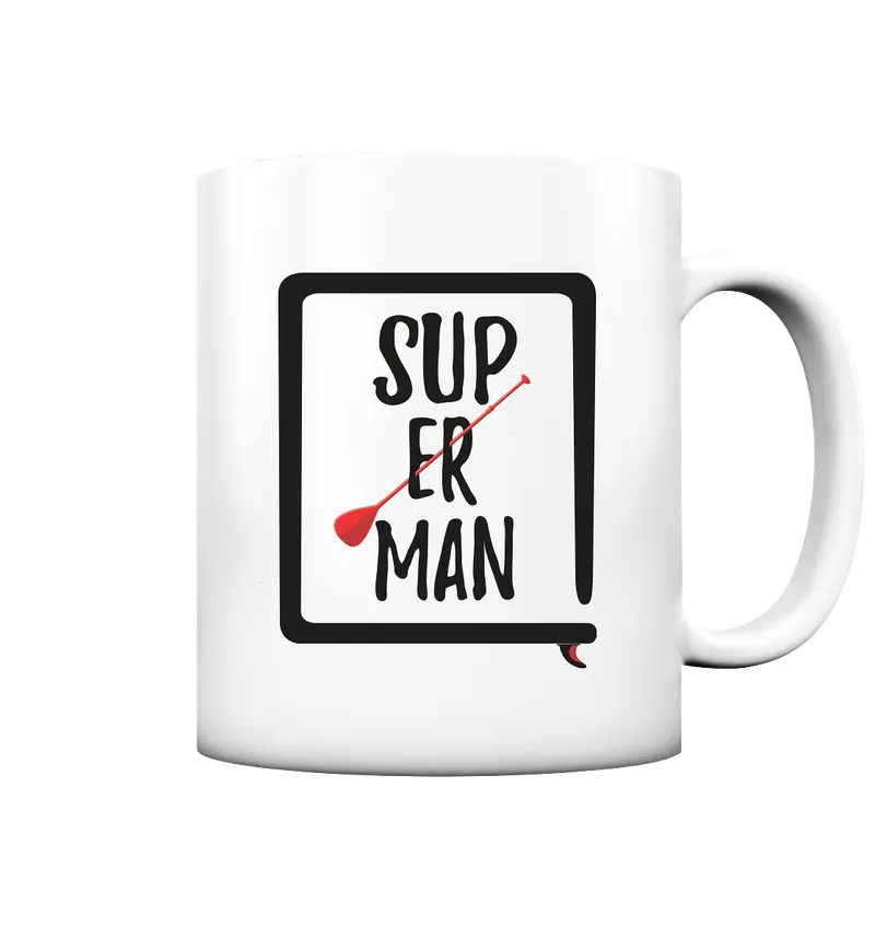 SUP ER MAN  - Tasse matt