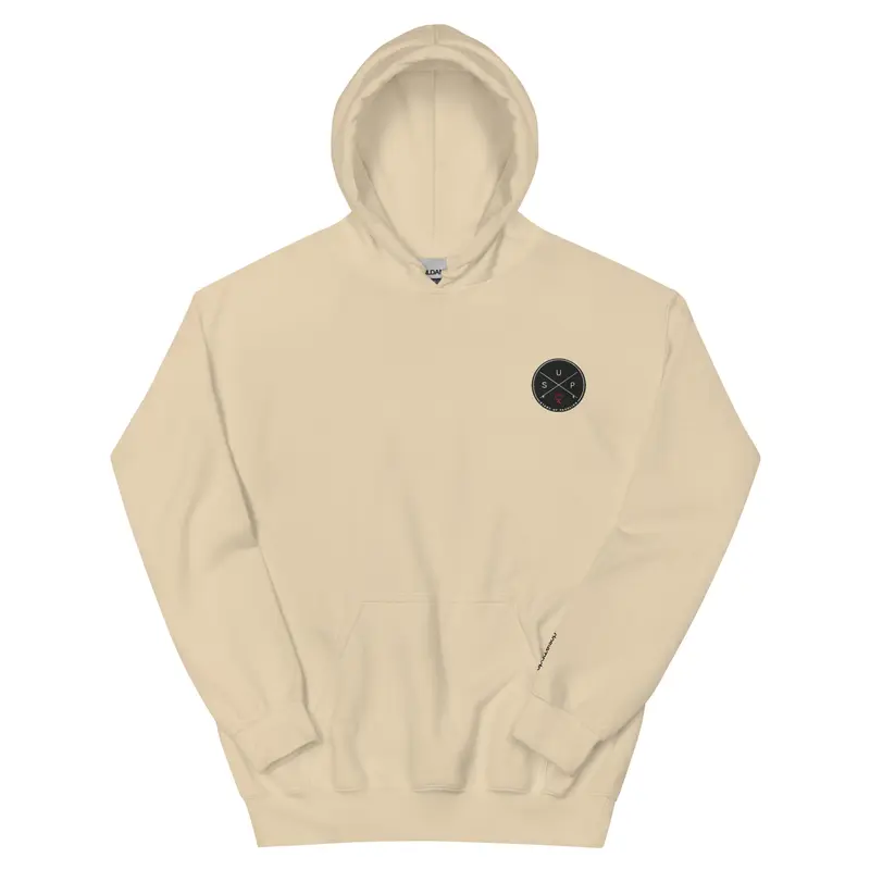 SUP Love unisex-Hoodie gesticktes Design