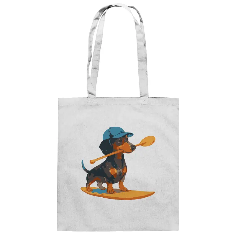 SUP-Sausage- Hol Stöckchen Bro! - Baumwolltasche