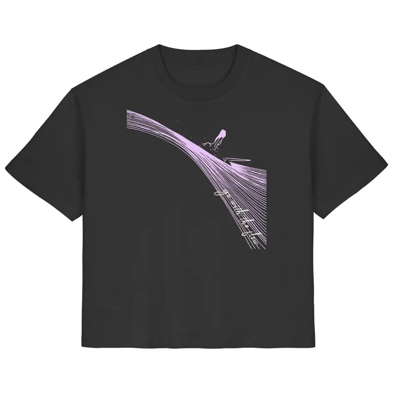 Surfgirl-go withe flow - Ladies Organic Shirt