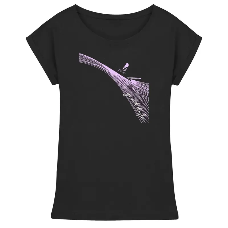 Surfgirl-go withe flow - Womens Extended Shoulder T-Shirt