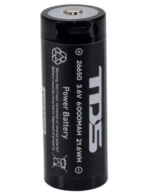 TDS Batterie Kave 26650 USB-C