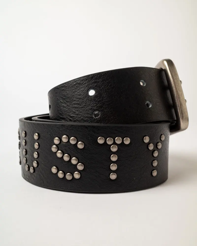 Tease Leather Stud Belt