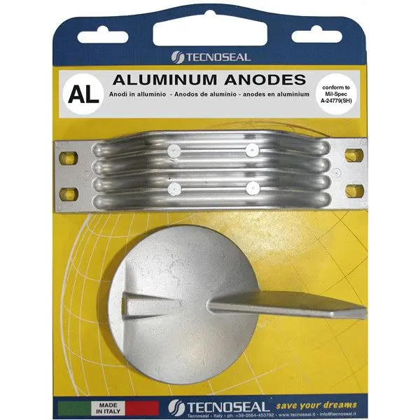 Tecnoseal Aluminiumanode Kit – Opferanoden für Yamaha 150–200 PS Außenborder