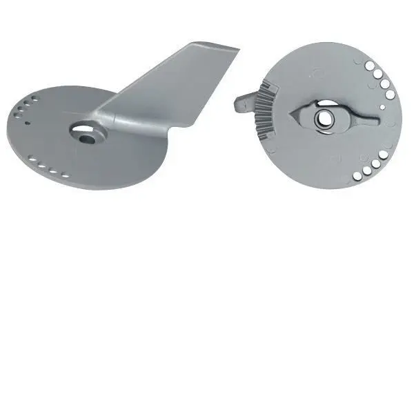 Tecnoseal Zinkanode für Johnson/Evinrude 60–140 PS 4-Takt – Ruderflossen-Anode