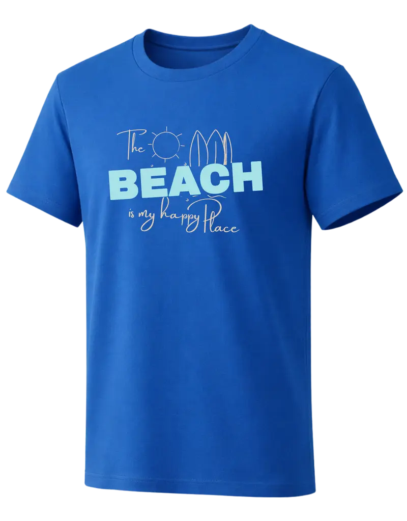 The Beach is my happy Place Unisex T-Shirt
