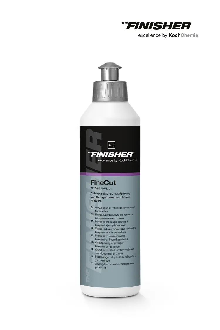 TheFinisher® FineCut 250ml I Gelcoatpolitur zur Entfernung von Hologrammen und feinen Kratzern (77102-250ML-01)