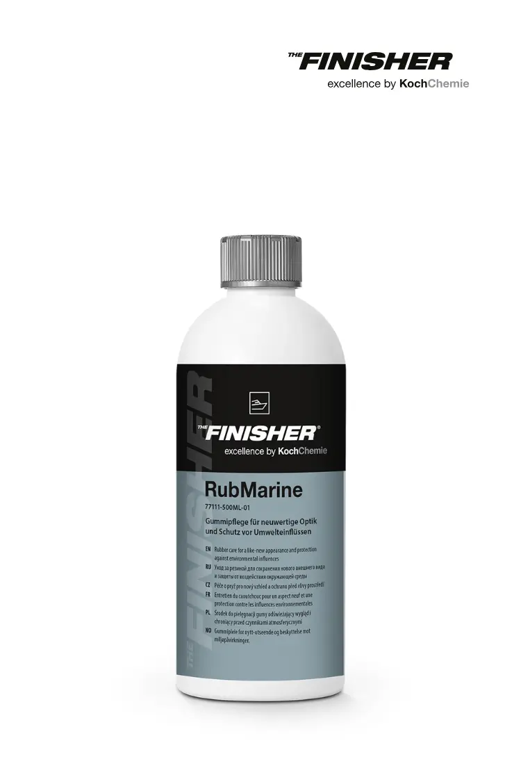 TheFinisher® RubMarine 500ml I Silikonfreie Gummi- und Kunststoffpflege für Boote (77111-500ML-01)