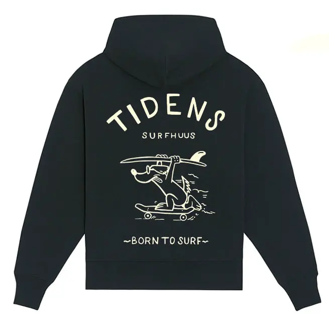 Tidens Hoodie "Born to Surf"