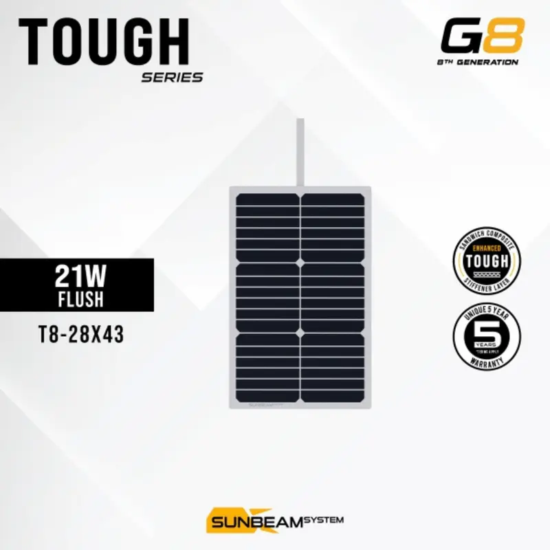 TOUGH G8 begehbares Solarmodul 21-111W