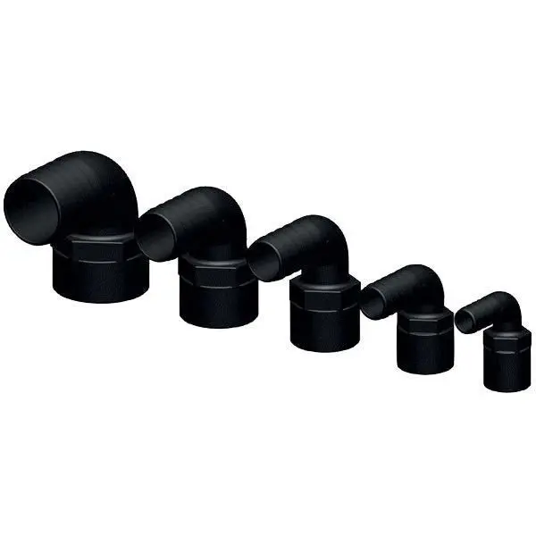 Trudesign Schlauchanschlussstutzen 90° mit Innengewinde – glasfaserverstärkter Polymer-Fitting