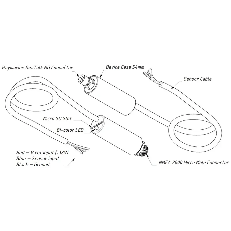 UAB NMEA 2000 Tank Level Adapter, NMEA2000