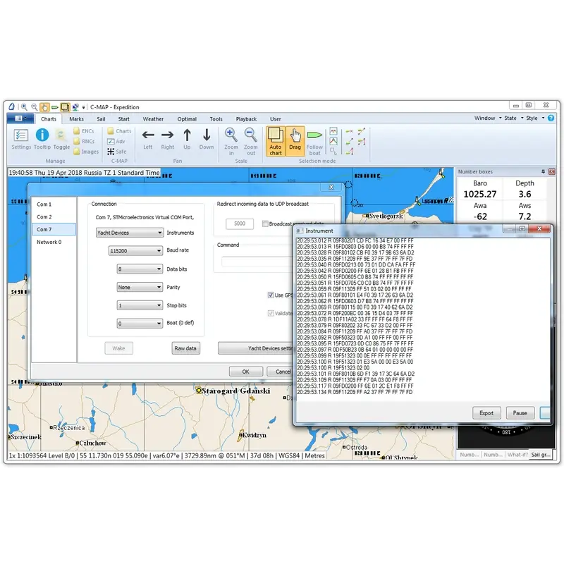 UAB NMEA 2000 USB-Gateway, mit SeaTalkNG-Anschluss
