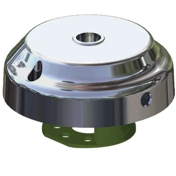 Ultraflex Montageflansch X90 – verchromt, mit Sperre, für Lenkgetriebe T91 und T93ZT