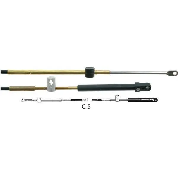 Ultraflex Quicksilver Schaltkabel C5 – Schaltzug für Mercury, Mariner & Mercruiser