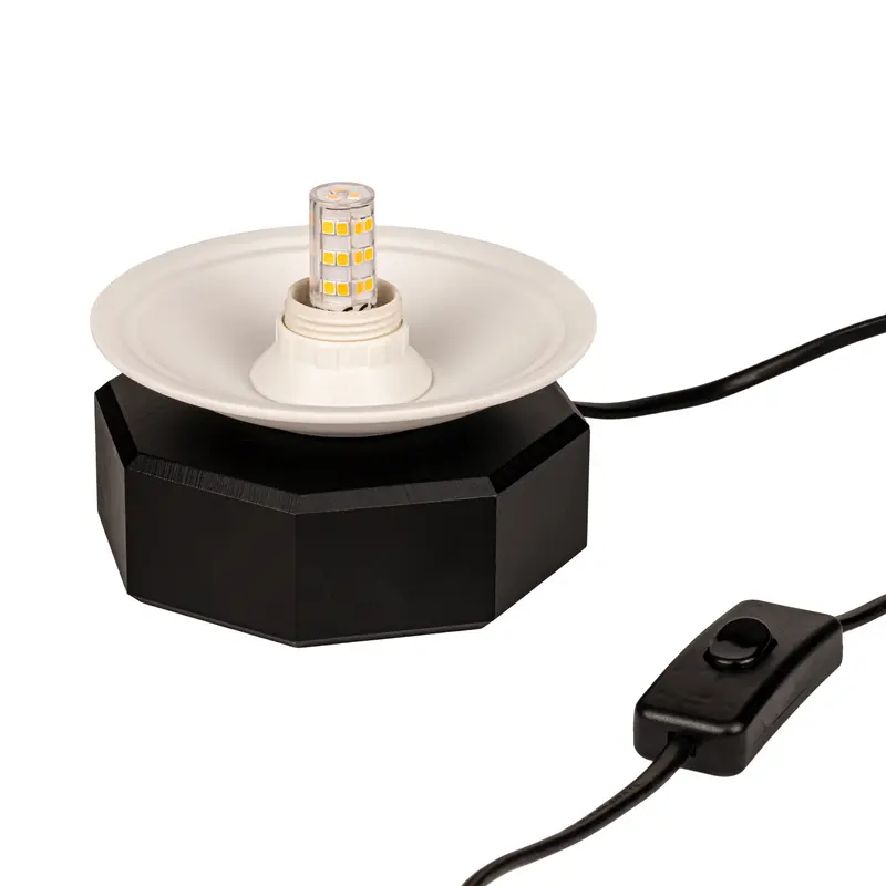 Unterteil, 230V, für Porzellan Windlicht „Starlight“, elektrische Beleuchtung (LED)