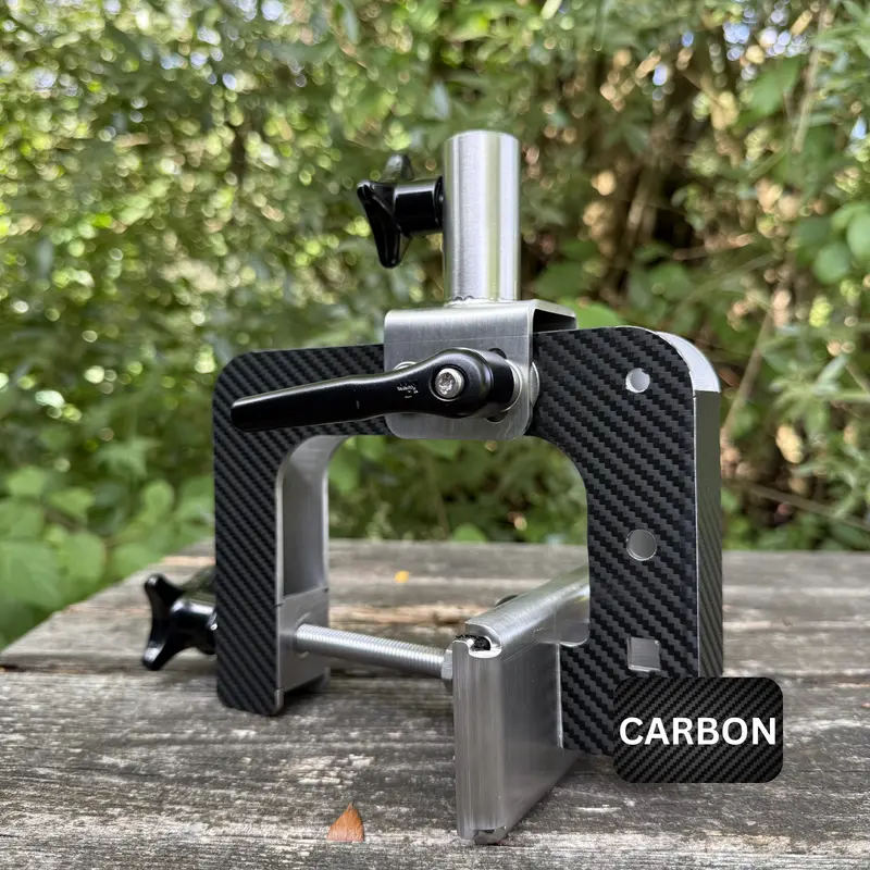 V1 Clamp Mount L Klemmhalterung Bootshalterung - Carbon foliert