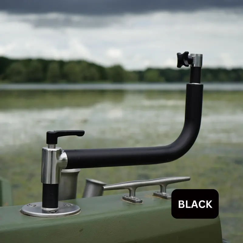 V1 Marine Bracket Curved High - schwarz foliert