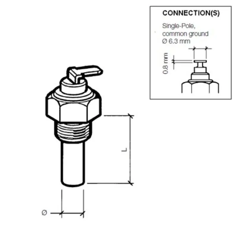 Veratron VDO Kühlmitteltemperatursensor 120°C – M1