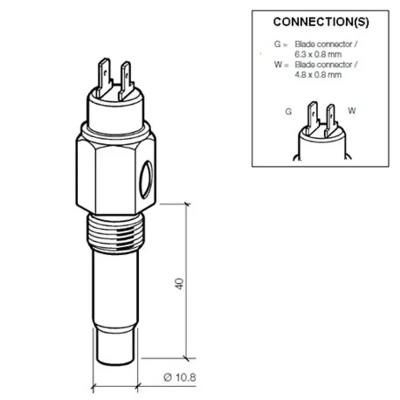 Veratron VDO Kühlmitteltemperatursensor 120°C - M1