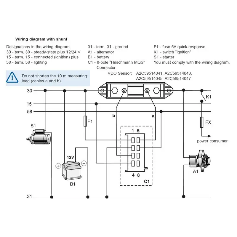 Veratron VDO VL AFTERMARKET AMMETER - A - SINGLE