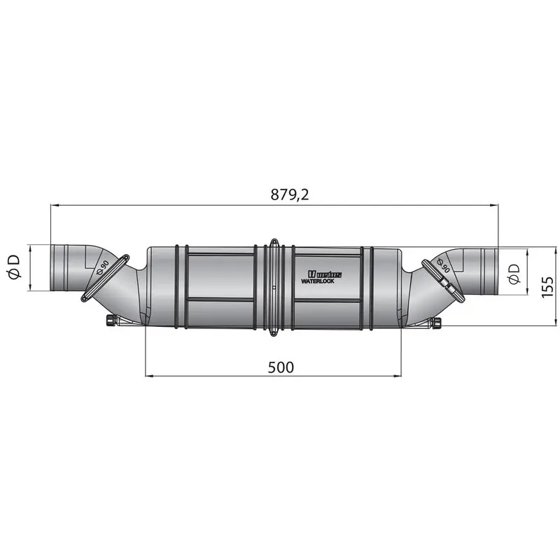 Vetus Kunststoff Wassersammler NLPH75