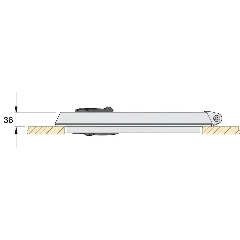 Vetus Magnus-Decksluke Typ-2626, 260 x 260mm