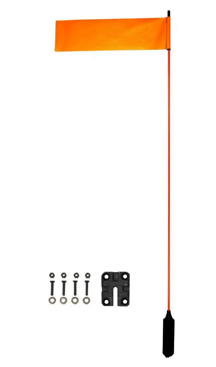 VISIFlag, 52" tall mast with flag, Includes Mighty Mount