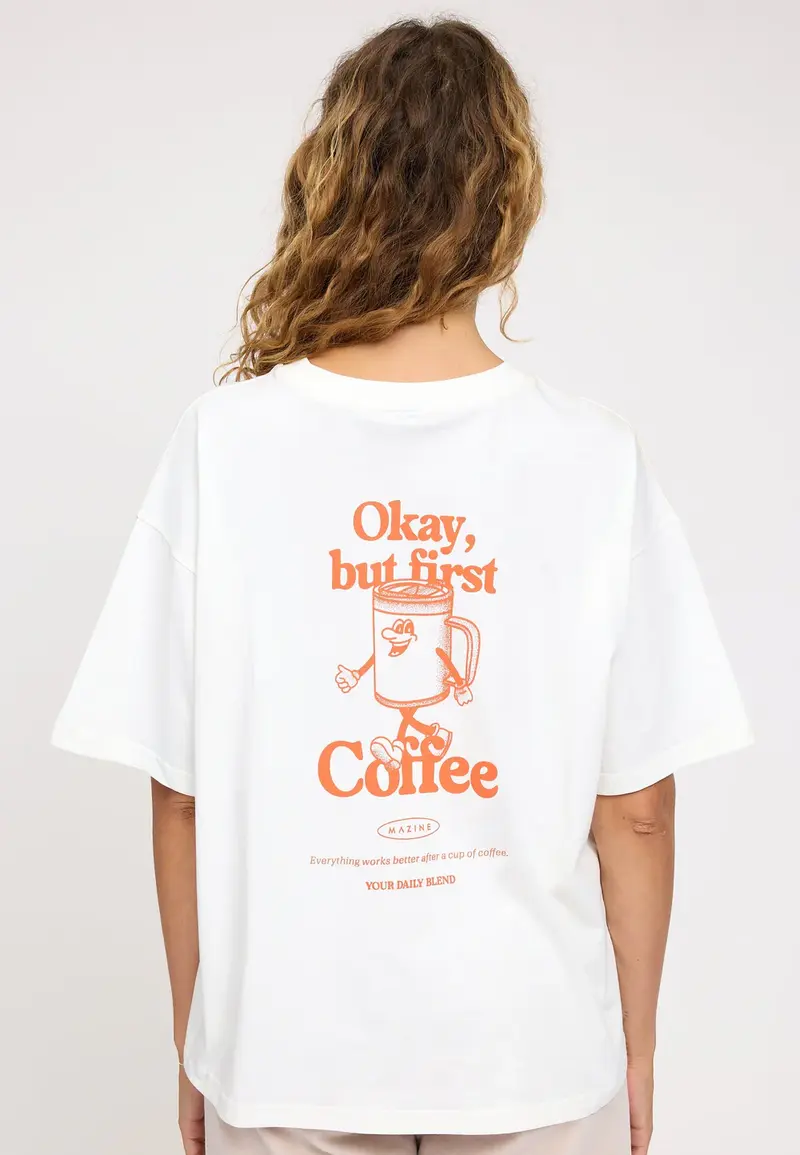 W Back Print Theme T-Shirt