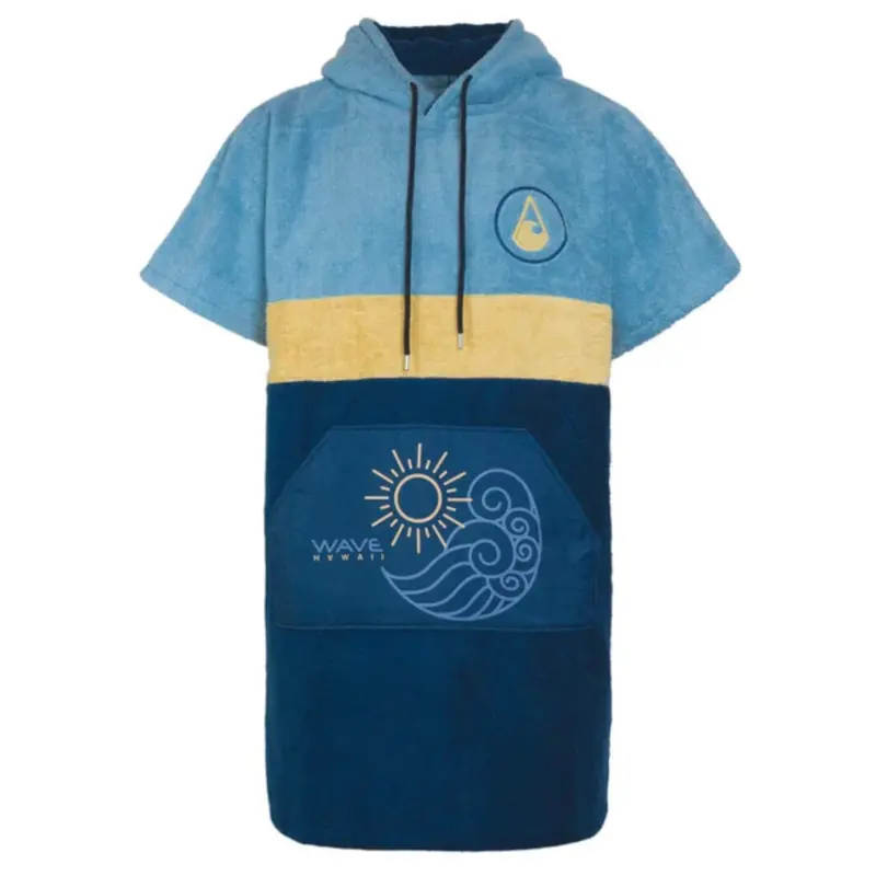Wave Hawaii AirLite Poncho Pukalani M blau