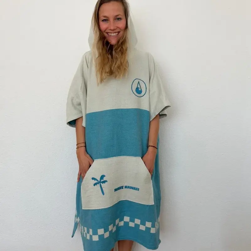 WAVE HAWAII NatureLite Travel Poncho CHECKBOARD