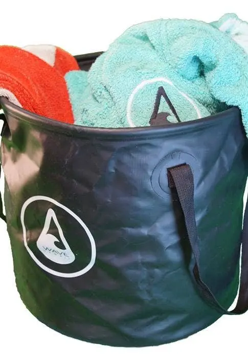 WAVE HAWAII waterproof folding bucket black